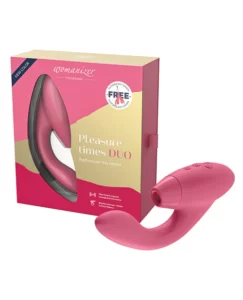 Womanizer DUO Pleasure Air Clitoral Stimulator & G-Spot Vibrator